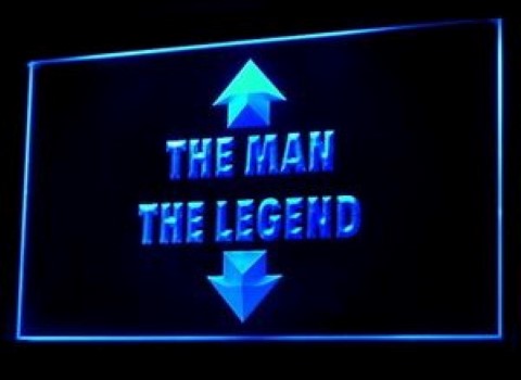 The Man The Legend LED Neon Sign